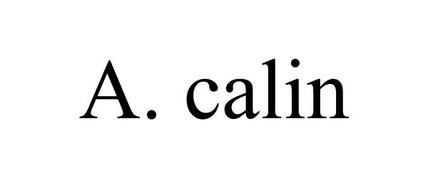  A. CALIN