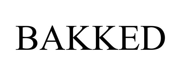 Trademark Logo BAKKED