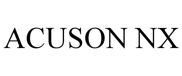 Trademark Logo ACUSON NX