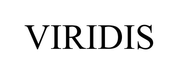 Trademark Logo VIRIDIS