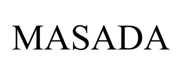 Trademark Logo MASADA
