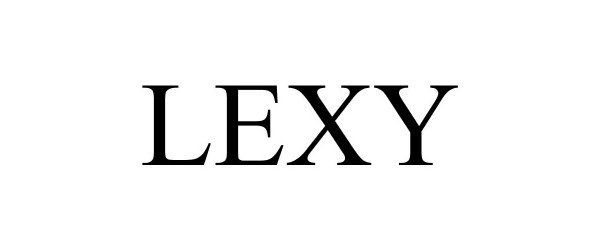 Trademark Logo LEXY