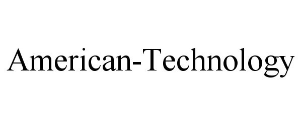 Trademark Logo AMERICAN-TECHNOLOGY