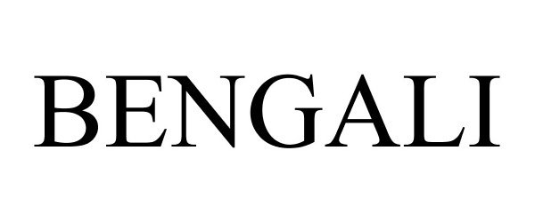 Trademark Logo BENGALI
