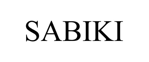  SABIKI