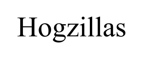 Trademark Logo HOGZILLAS