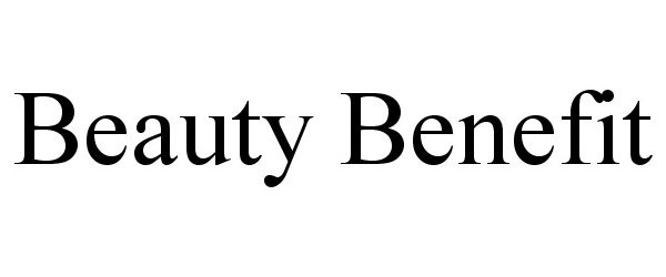 Trademark Logo BEAUTY BENEFIT