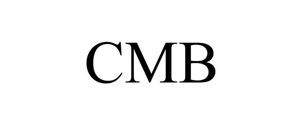 Trademark Logo CMB