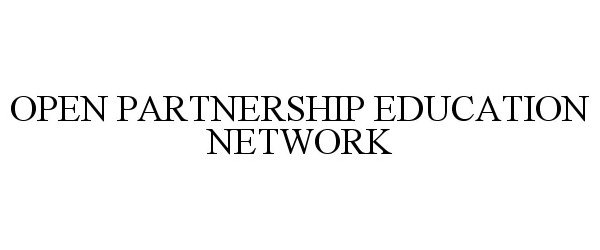  OPEN PARTNERSHIP EDUCATION NETWORK