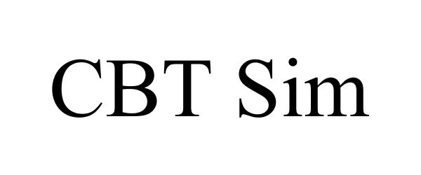 Trademark Logo CBT SIM
