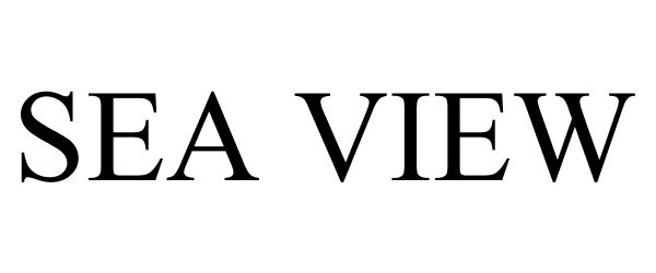 Trademark Logo SEA VIEW