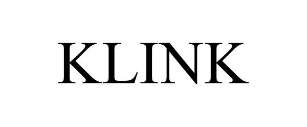 Trademark Logo KLINK
