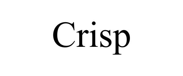 Trademark Logo CRISP