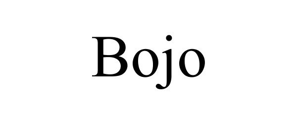 Trademark Logo BOJO