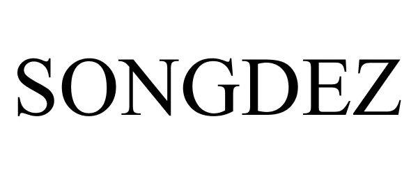 Trademark Logo SONGDEZ