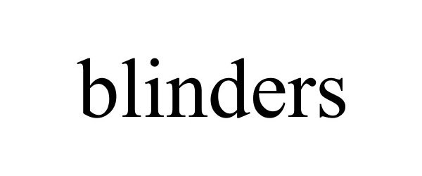Trademark Logo BLINDERS