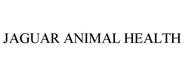 JAGUAR ANIMAL HEALTH