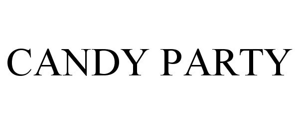 Trademark Logo CANDY PARTY