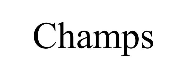 Trademark Logo CHAMPS