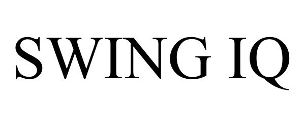 Trademark Logo SWING IQ