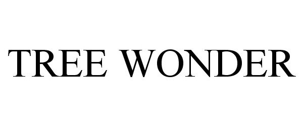 Trademark Logo TREE WONDER