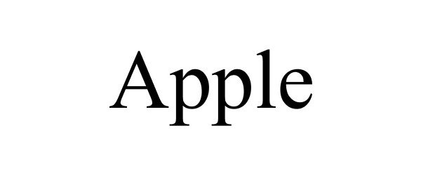 Trademark Logo APPLE