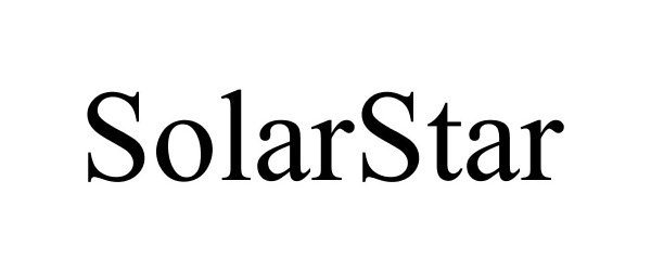Trademark Logo SOLARSTAR