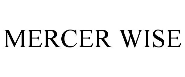 Trademark Logo MERCER WISE