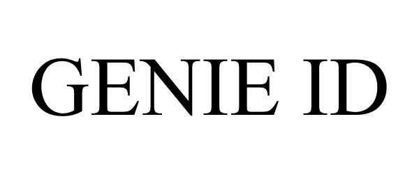 Trademark Logo GENIE ID
