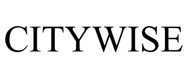 Trademark Logo CITYWISE