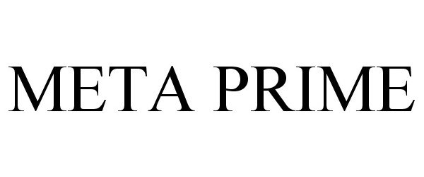 Trademark Logo META PRIME