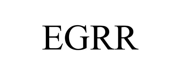 Trademark Logo EGRR