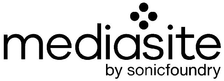 Trademark Logo MEDIASITE BY SONIC FOUNDRY