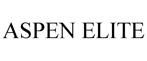 Trademark Logo ASPEN ELITE