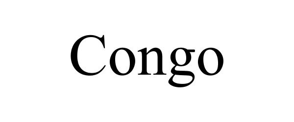 Trademark Logo CONGO