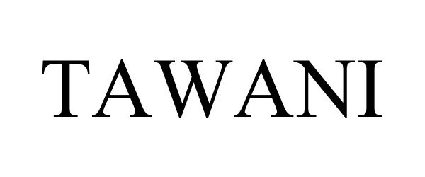 Trademark Logo TAWANI