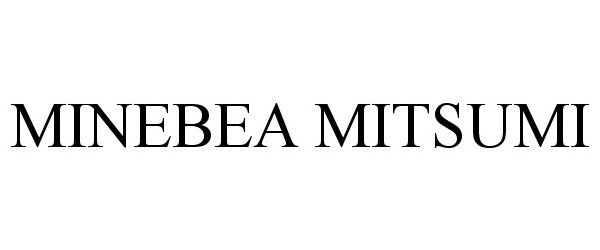 Trademark Logo MINEBEA MITSUMI