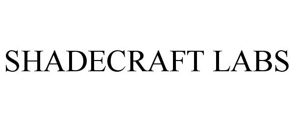 Trademark Logo SHADECRAFT LABS