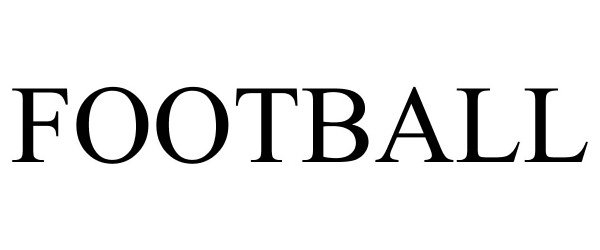 Trademark Logo FOOTBALL