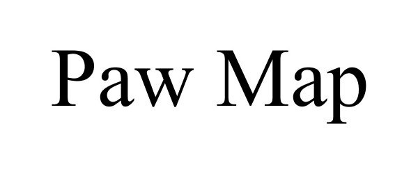 Trademark Logo PAW MAP