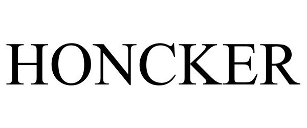 Trademark Logo HONCKER