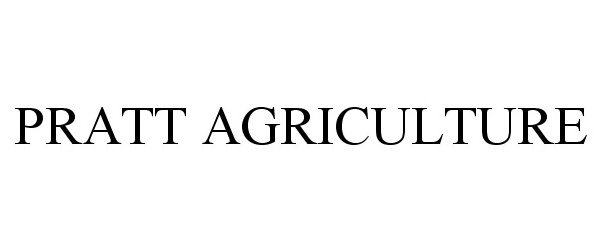 Trademark Logo PRATT AGRICULTURE