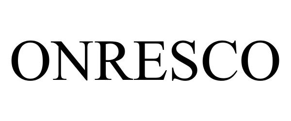Trademark Logo ONRESCO