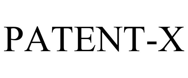 Trademark Logo PATENT-X