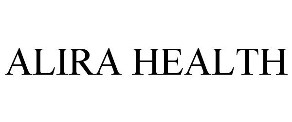 Trademark Logo ALIRA HEALTH