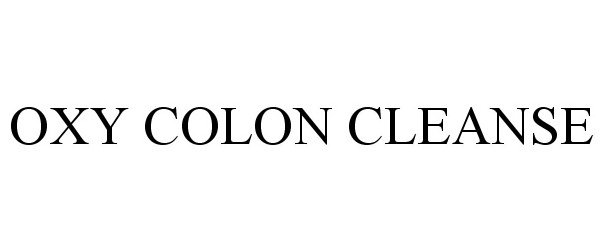  OXY COLON CLEANSE