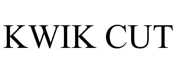 Trademark Logo KWIK CUT