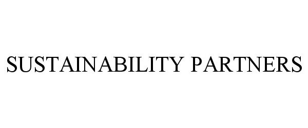 Trademark Logo SUSTAINABILITY PARTNERS
