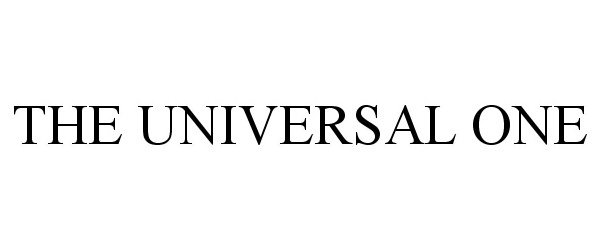Trademark Logo THE UNIVERSAL ONE