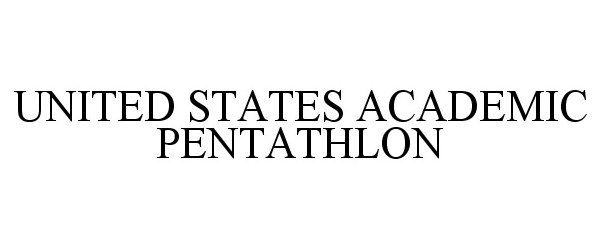 Trademark Logo UNITED STATES ACADEMIC PENTATHLON